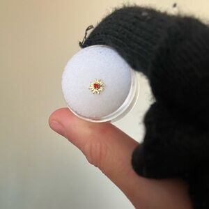 New BVLA sun ray in yellow gold with garnet ❤️✨❤️✨